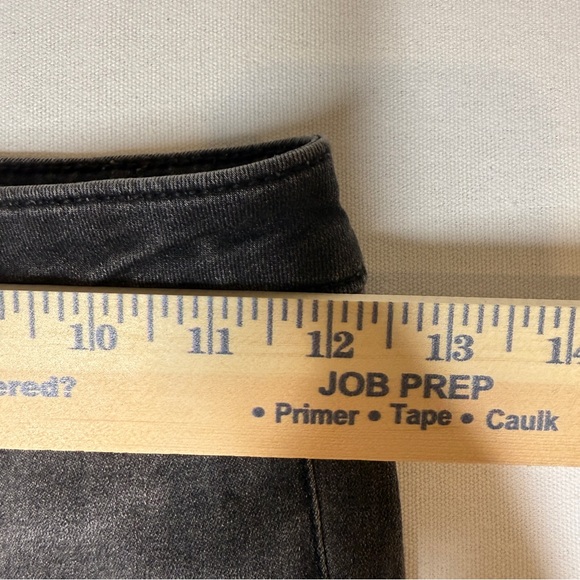 Free People “Just Float On” Flare Jeans Black High-Rise Bell Bottoms Sz 24 - Picture 6 of 16